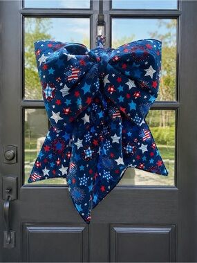 Patriotic Door Bow